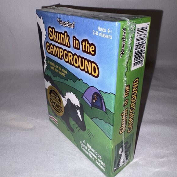 Jr RangerLand Skunk in the Campground Card Game Family Night Sealed NEW - Picture 3 of 5